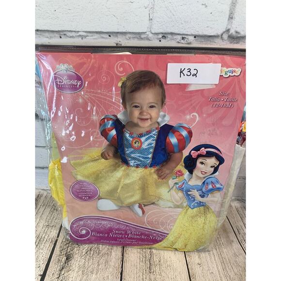 DISGUISE DISNEY PRINCESS Infants Snow White Costume / Size: 12/18 Months - Picture 1 of 6